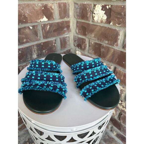 Rothy's Triple Band Fringe Sandal Size 10 - Picture 1 of 5